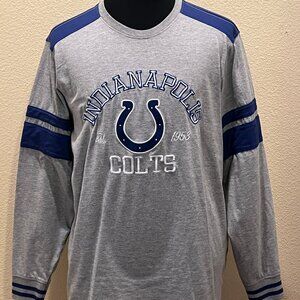 G-III Indianapolis Colts NFL Long Sleeve T-Shirt Mens XL